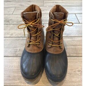 Sorel Men’s Cheyenne II Boots Waterproof Insulated Size 13 Leather Rubber